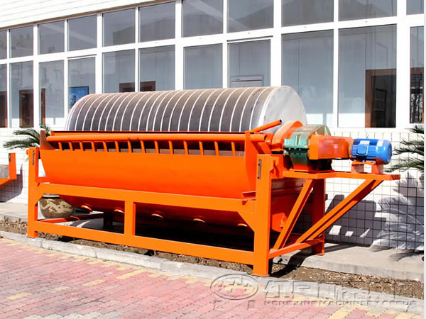 弱磁場永磁筒式磁選機