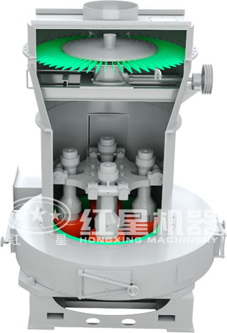 高壓微粉磨原理圖 高壓微粉磨原理圖